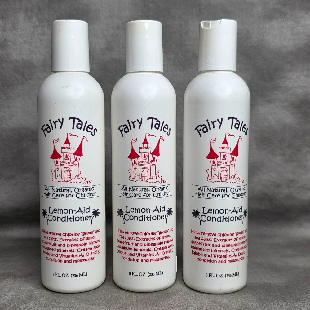 (X3) Fairy Tales Swimmer Conditioner for Kids - 8 oz Lemon-Aid Conditioner